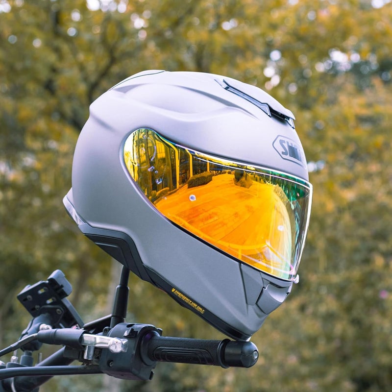 SOMAN GT Air 2 Visors Shield Replacement,CNS-1 Visor Face Shield Compatible with GT Air, GT Air 2, Neotec,CNS-1,TC-5,TC-9 (Transparent Revo Red) - Image 5